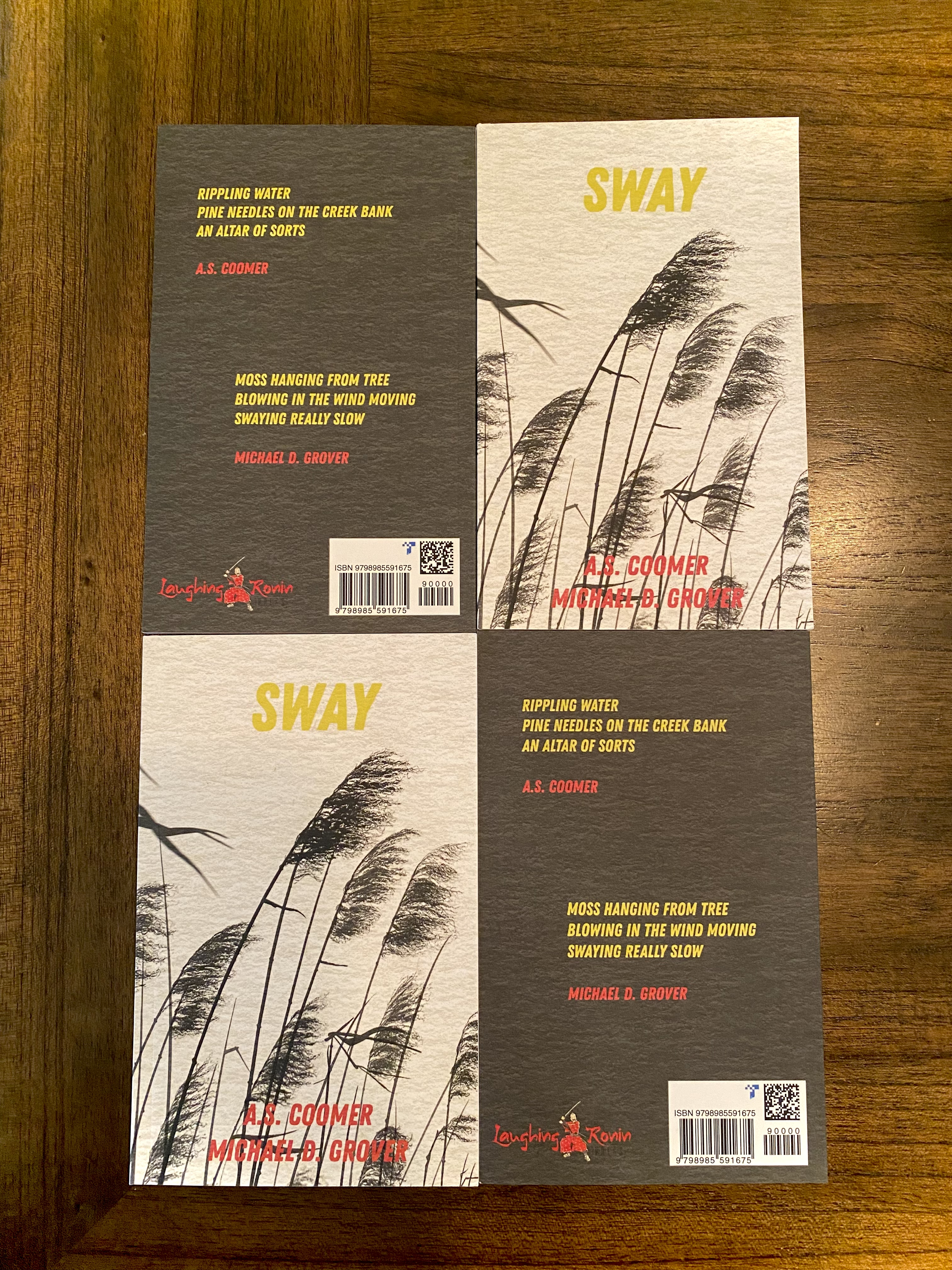 SWAY, multi book shot 1
